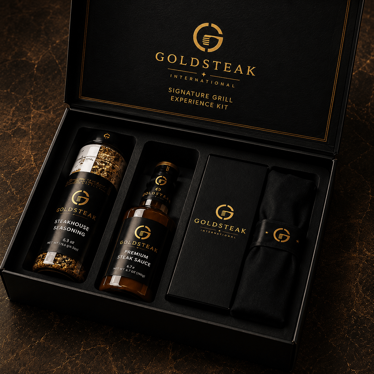 GOLDSTEAK Signature Grill Experience Kit